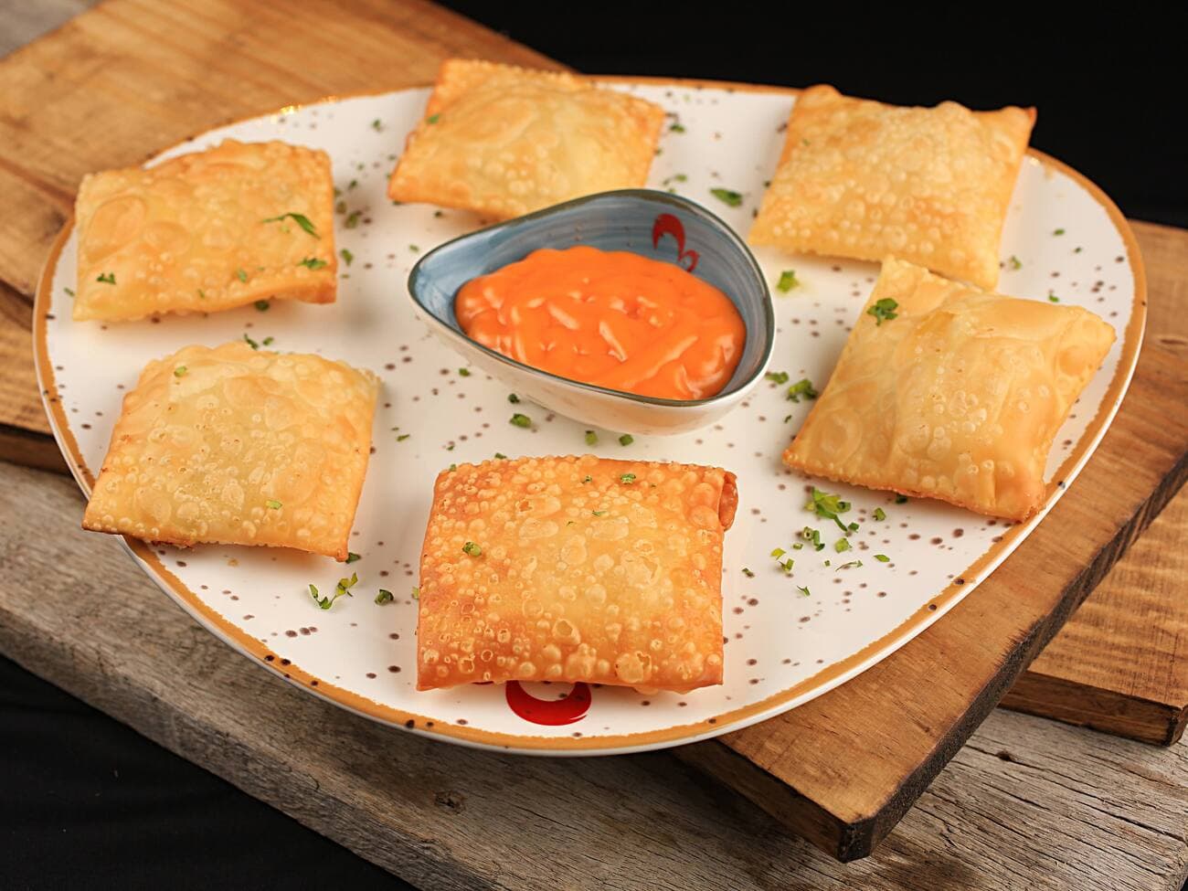 Pasteis (Queijo, Frango e Palmito)